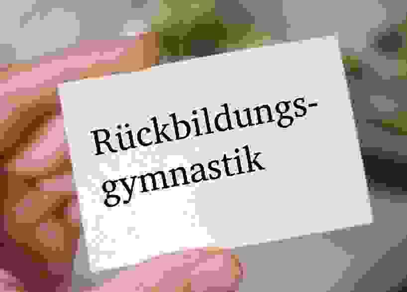 Rückbildungsgymnastik ohne Baby